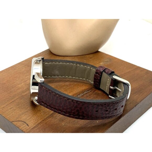 Timex Men's Watch T20041 Quartz Indiglo White Dial Day Date Leather Strap 35mm - Picture 9 of 14